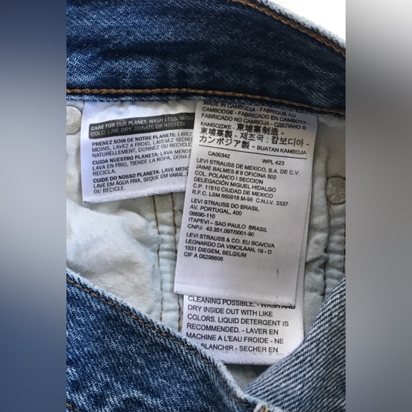 Levi’s Womens 501 Skinny Jeans Size: W25 L28 - Picture 9 of 15